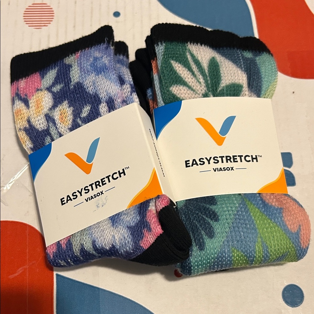 Viasox Easy Stretch Sock 2 pairs S/M